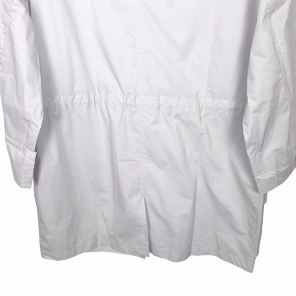 Equipment Light Gray Short Boven Parka Jacket - Picture 7 of 12